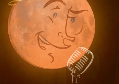 Singing Moon Calendar Illustration